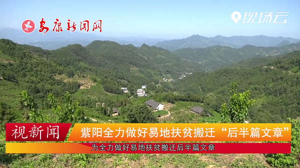視新聞｜紫陽全力做好易地扶貧搬遷“后半篇文章”